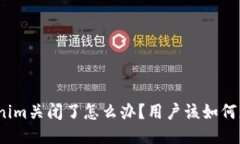 Tokenim关闭了怎么办？用户该如何应对？