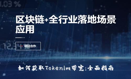如何获取Tokenim带宽：全面指南